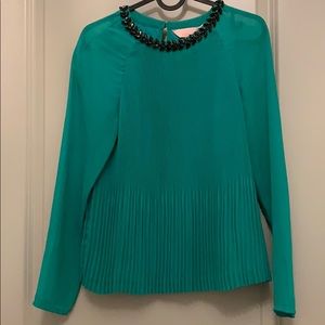 Ted Baker green pleated Blouse